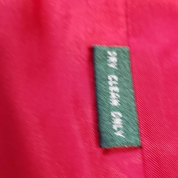 Lauren Ralph Lauren 100% Linen  Blazer/Jacket, Color Red Size 14W - Picture 10 of 17